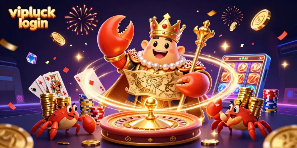 Engage with the thrilling vipluck login scene showcasing a vibrant casino environment filled with excitement.