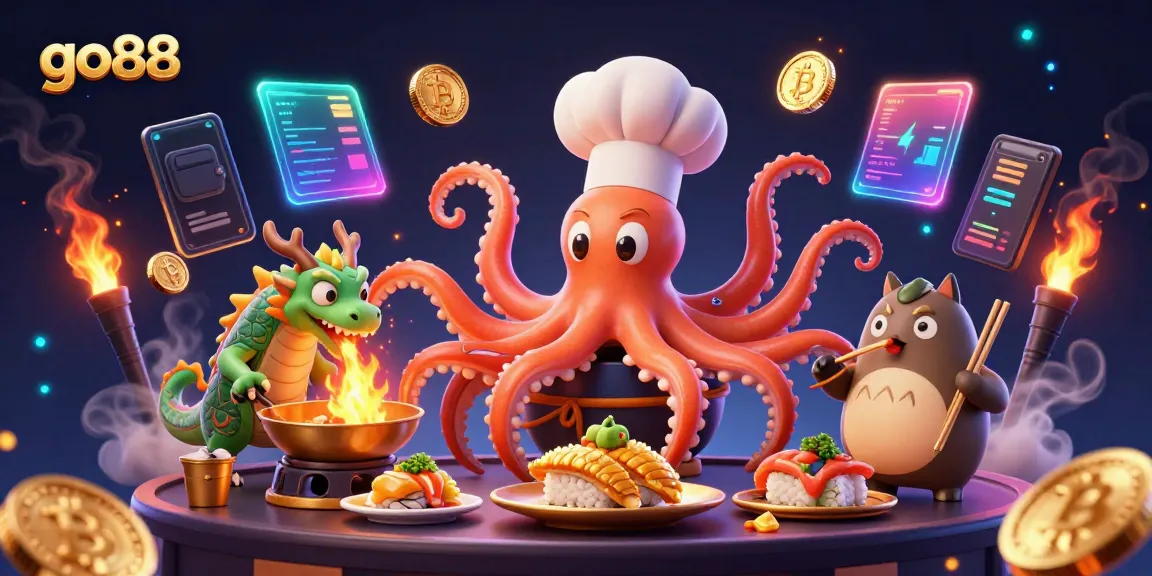 Engage in thrilling gameplay at go88 with animated characters in a vibrant casino setting.