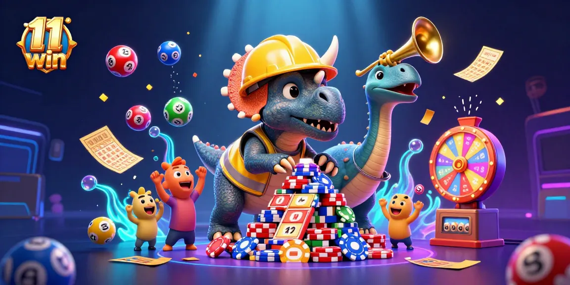 Join the fun at 11 win with colorful lottery balls and exciting casino elements!